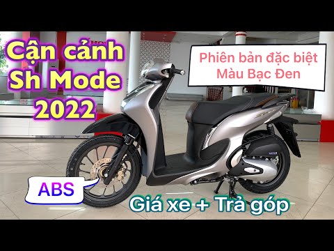 Video Review nhanh Sh Mode 2022 ABS Màu Bạc Đen (Xám lông... - youtube