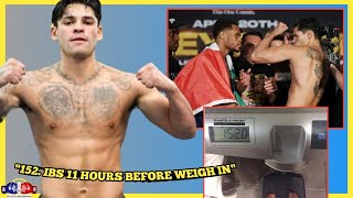 😳SHOCKING: RYAN GARCIA REVEALS HE WEIGHED 155 IBS 11 HOURS BEFORE HANEY WEIGH WHY HE TOOK SUPPLEMENT