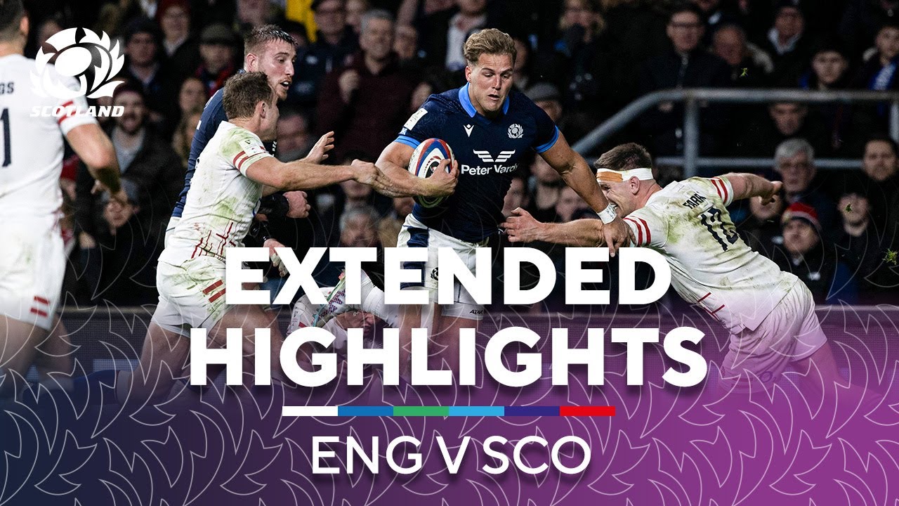 EXTENDED HIGHLIGHTS Scotland Claim a Third Successive Calcutta Cup England v Scotland