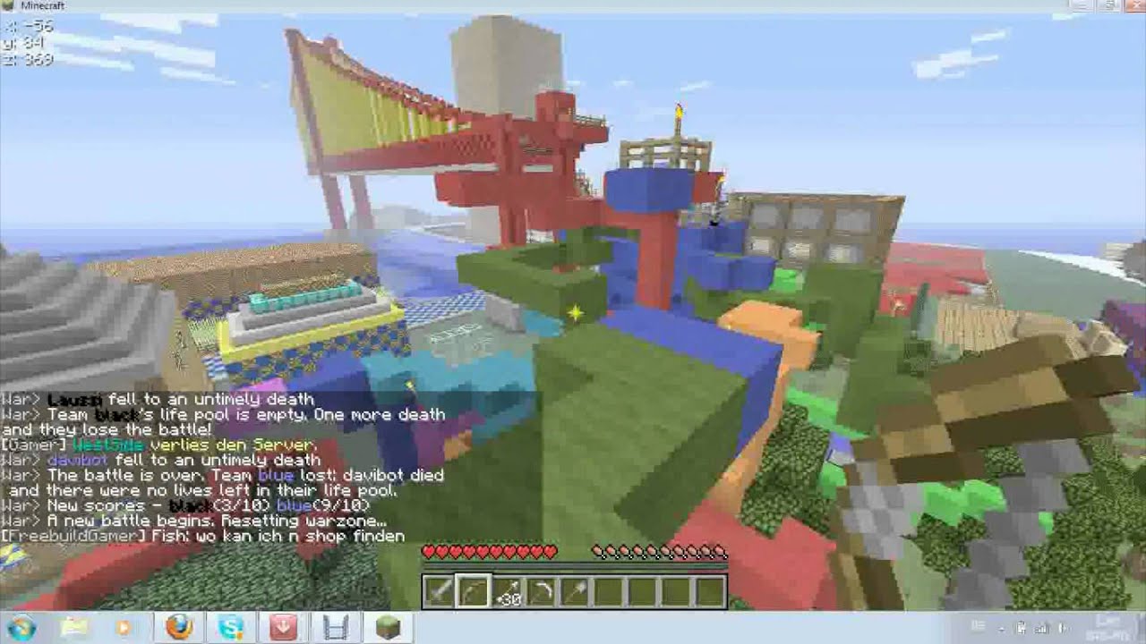 lets play online minecraft server 2 - YouTube