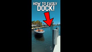 How to Dock a Boat in Under 50 Seconds! (Part 1) #shorts