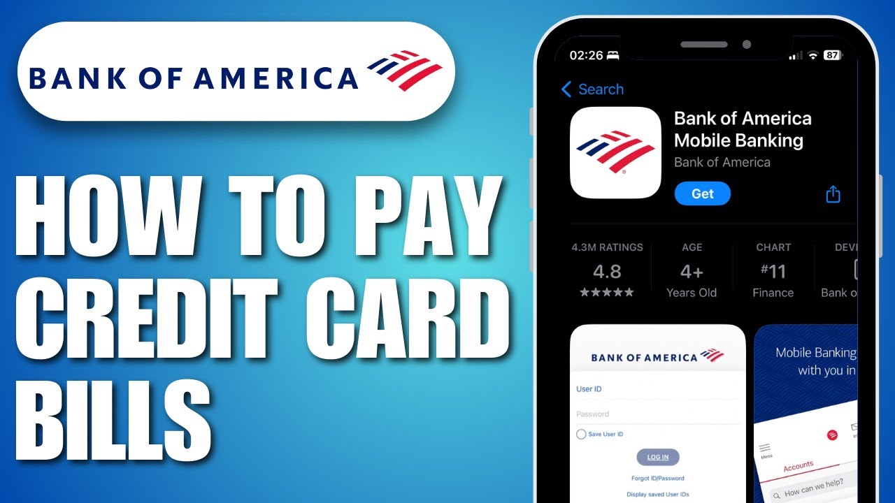 How to Pay your Credit Card Bills on Bank of America (Easy Tutorial