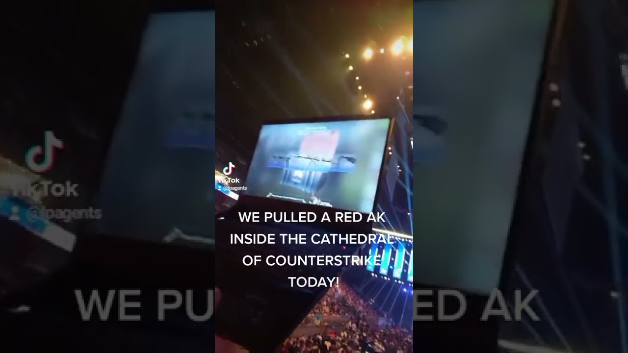 We did a case opening at the cathedral of counterstrike!