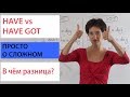 “У меня есть”. Have и Have got. В чём разница? Английская грамматика просто.