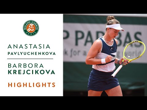 Anastasia Pavlyuchenkova vs Barbora Krejcikova - Final Highlights I Roland-Garros 2021