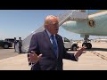 President Trump Gaggles with Press Upon Departure from Palm Beach, FL, Apr. 25, 2026
