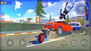 Xtreme Motorbike - Tiger On City Road 😱 Us Motorcycle City Road Motocross IOS/Android Gameplay screenshot 5