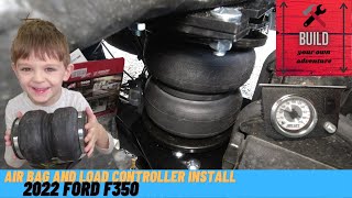 Air Lift 5000 Ultimate Air Bags and Air Controller Install on a 2022 F350