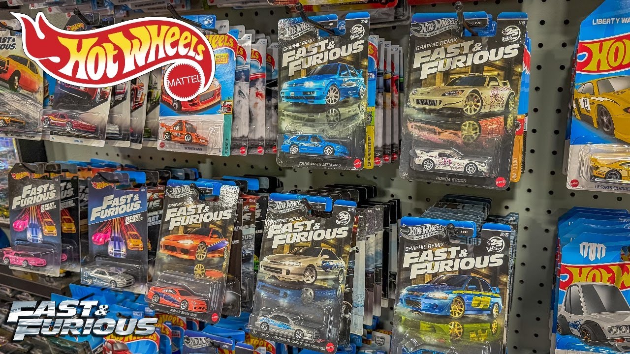 Unboxing Hot Wheels Fast & Furious Graphics Remix Silver Series