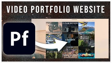 How to build your Videography Portfolio | Adobe Portfolio Walkthrough