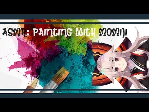 ASMR - Painting sounds, relax, whispers