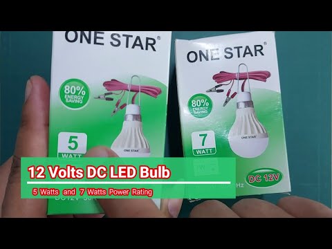 Video: Hvor mange watt er en 12 volt lyspære?