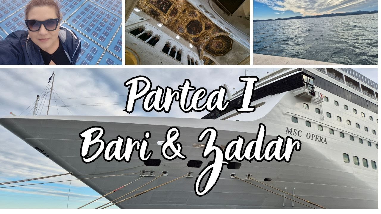 Vlog de Călătorie || Partea 1 || Croaziera cu MSC Opera începe cu furtună || Bari & Zadar