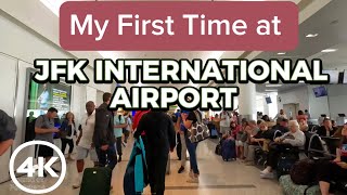 4K NEW YORK JFK (John F. Kennedy)International Airport/Arrival Tour/Terminal 5