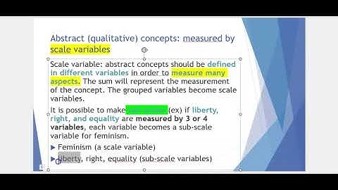 Quantitative Research Methods (Week 2 - part 2)