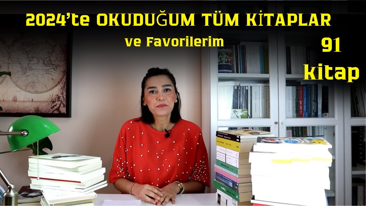 2024'te OKUDUĞUM TÜM KİTAPLAR VE 2024 FAVORİLERİM