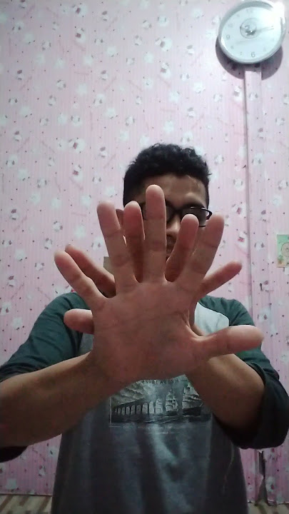 Trik sulap tangan menembus tangan