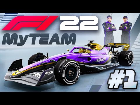 F1 22 MY TEAM CAREER PART 1: Creating a F1 Team, Hiring a NEW Team mate & First Race