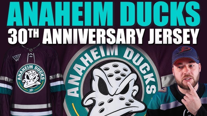  Anaheim Ducks unveil slightly mighty 30th anniversary jersey