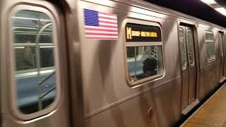 R160A M Train Coming In to Broadway Junction