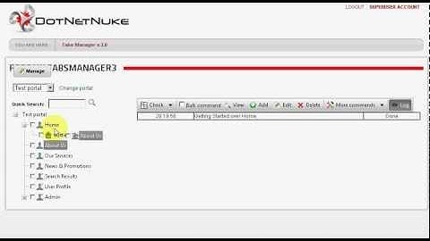 Pages Admin - Tabs Manager v.3.0 - Manage pages for different portals