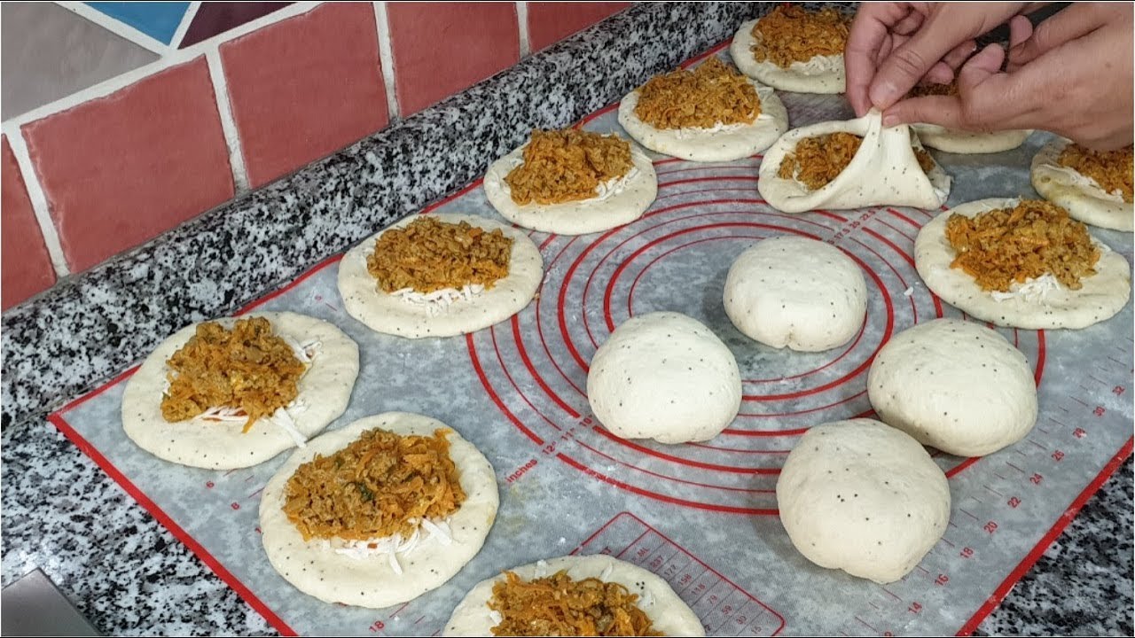 فطائر قطنية بدون دلك ولا مجهود بحشوة مالحة الكل غيشكرك عليها