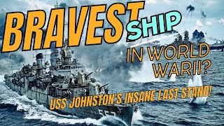 The Bravest Ship in WWII? USS Johnston's Insane Last Stand! #USNavy #WWIIHistory 