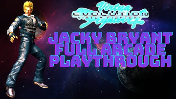 Virtua Fighter 4 Evolution  Jacky Bryant Arcade Playthrough 4k PS2 PCSX2