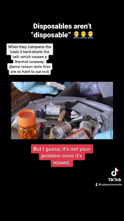 Stop “throwing away” your disposable vapes. They should be properly recycled.