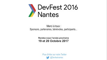 Aftermovie DevFest Nantes 2016