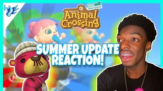 Animal Crossing: New Horizons Free Summer Update – Wave 1 – Nintendo Switch | Reaction