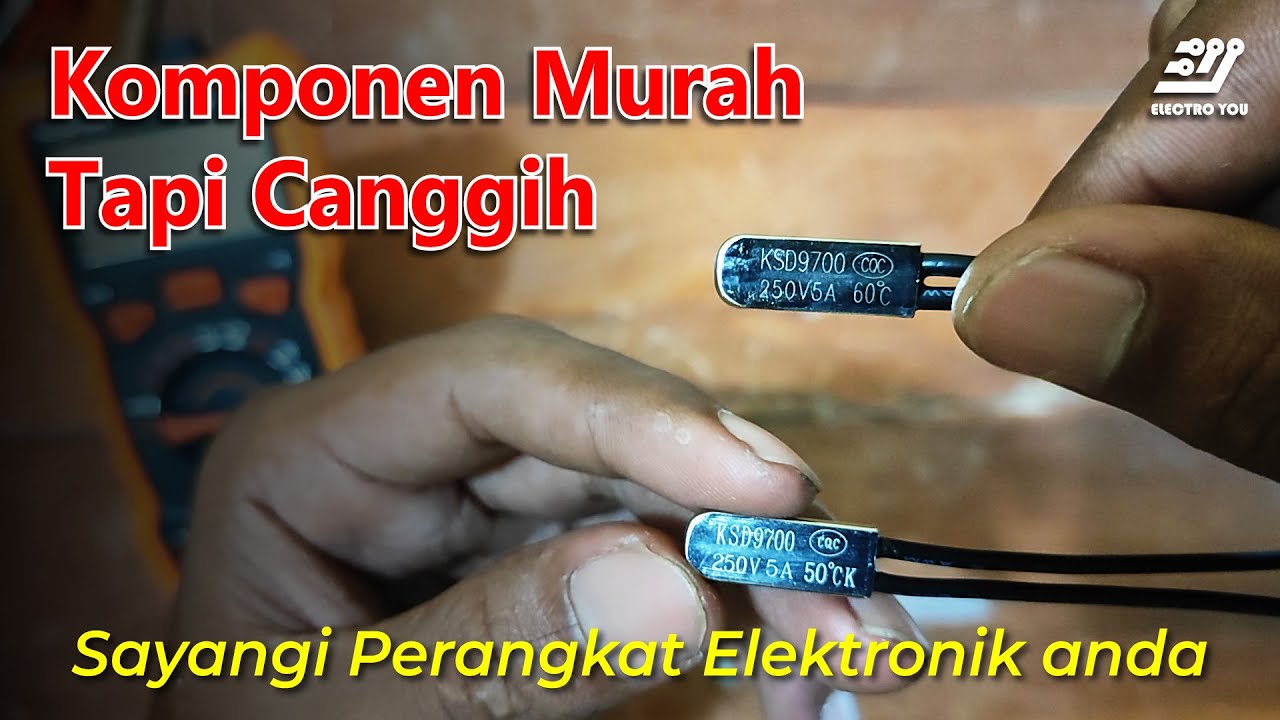 Rangkaian Kipas otomatis menggunakan ksd 9700