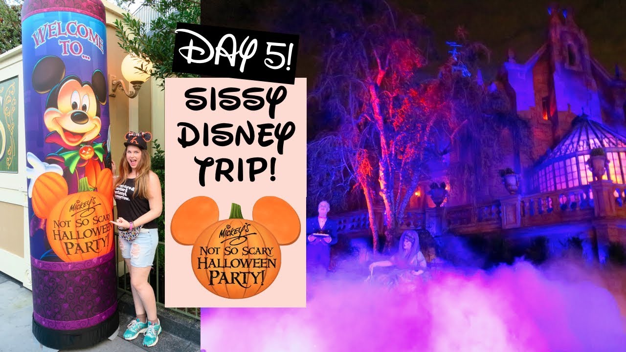 SISTER DISNEY TRIP 2017 DAY 5: MICKEY'S NOT SO SCARY HALLOWEEN PARTY! | Gillian At Home