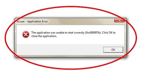 Fix Application Error-The application was unable to start correctly(0xc000007b) in windows 7/8/10