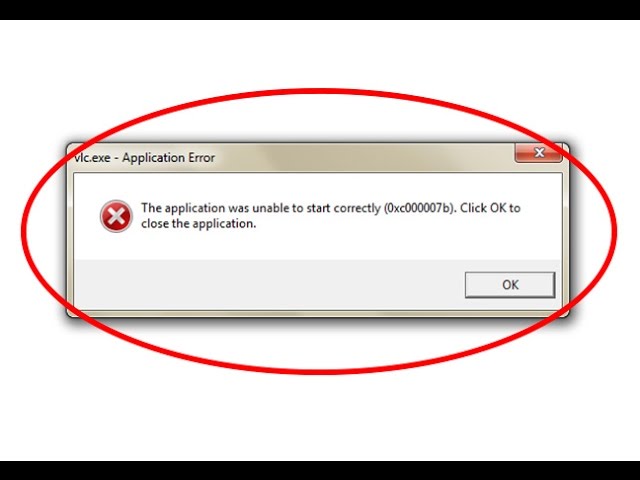 Fix The Application Was Unable to Start (0xc000007b) in Windows