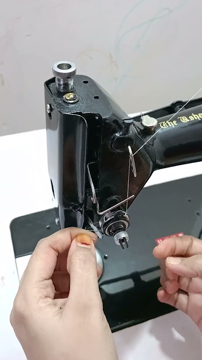 how to insert thread step by step in  usha craft master sewing machine #information #design