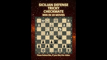 Sicilian Defense | Tricky Checkmate | Chess Openings | Chess Tricks | Chess Game | Learn Chess