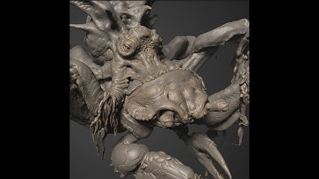 3D Coat: Sculpting the Octorider 04