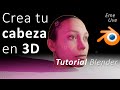 Tutorial Blender español para principiantes 😶 Crea tu cabeza en 3D usando fotografías Muy fácil