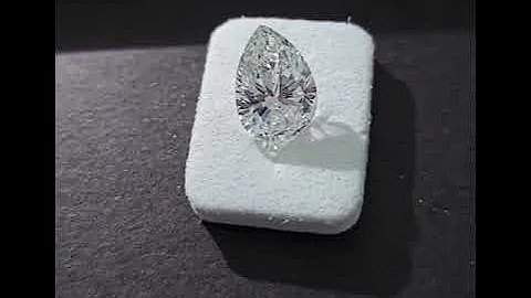 GovDeals: 3.85 Carat Pear Brilliant Diamond VS2