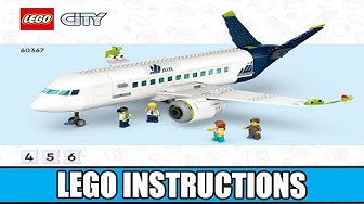 Lego City 60367 Passenger Plane & 30639 Dog Park and Scooter Set of 2