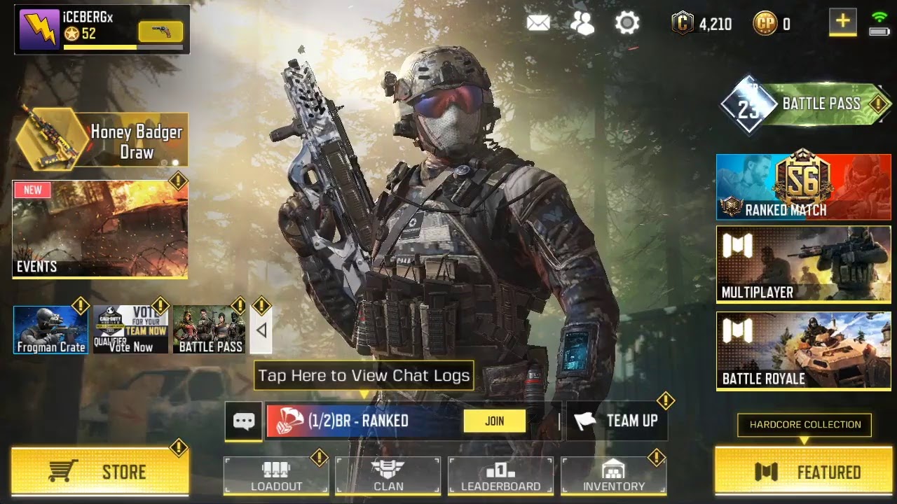 Esports zone Live Stream Call of Duty Mobile my account got reset