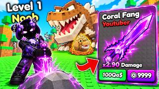 Starting Over as NOOB with OP SECRET in Fight Animals For Eggs! (Roblox) screenshot 1