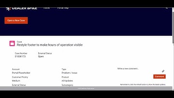Managing Support Cases with the Customer Portal