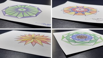 4 Designs Collection | Lines Styles | Embellishment | Decorating | Math | Light • Fast • Agile Steps