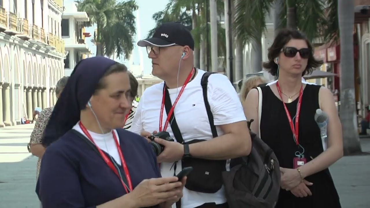 Turistas polacos maravillados con la ciudad de Veracruz