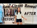 CLOSET MAKEOVER BEFORE AND AFTER | Declutter, Tear Out, New Closet Reveal (&amp; is it worth the money)