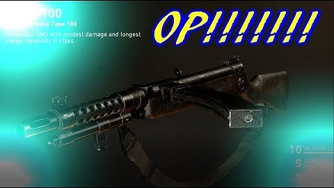 SOLO 100+ and Vicious Medal with Type 100 Best Class Setup on COD WWII - COD WW2