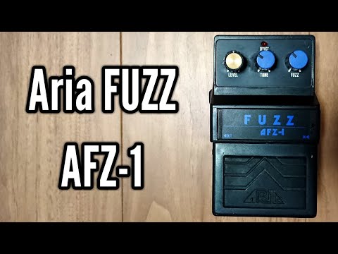 Aria FUZZ AFZ-1 (Made in Japan) demo (with Les Paul ) - YouTube