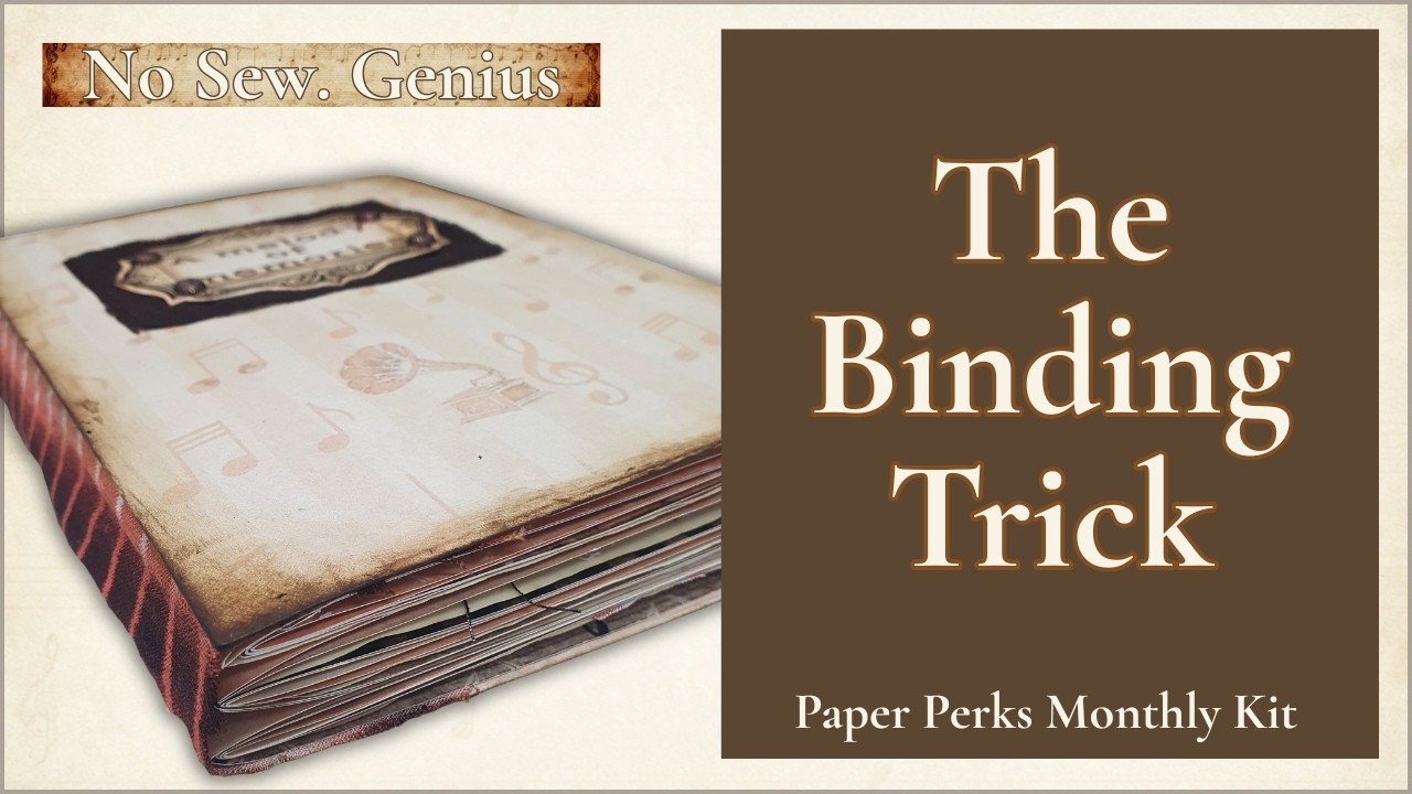 The Easiest No Sew Junk Journal Binding Ever l Junk Journal Tutorials ...